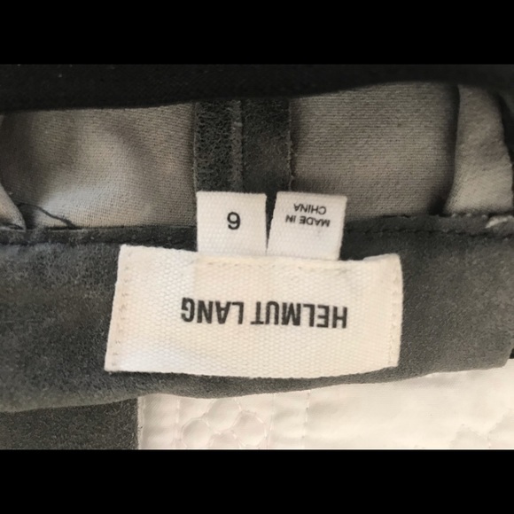 Helmut Lang 100% lamb leather pants